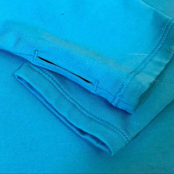 ⭐️LIKE NEW⭐️ UNDER ARMOUR Girls Coldgear in Teal Blue Size Youth Small - Picture 4 of 8